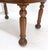 Heavy Fluted Carved Oak Legs 1 Drawer Arts & Crafts Desk Writing Table Clean! For Sale - Image 16 of 17