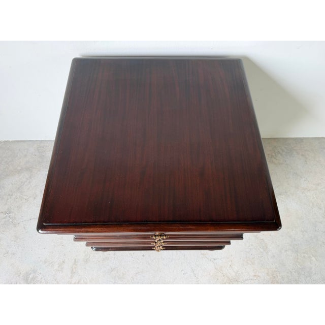 Tommy Bahama Royal Kahala Black Sands Mahogany Nightstand For Sale - Image 4 of 12