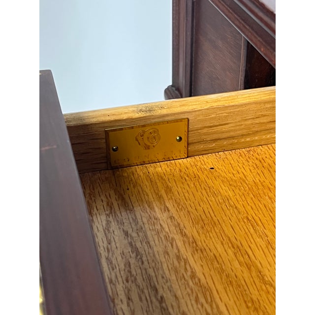 Chippendale Councill Craftsmen Chippendale Mahogany Single-Drawer Console Table For Sale - Image 3 of 17