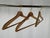 Vintage Wood and Iron Hangers, 1950, Set of 3 For Sale - Image 13 of 13