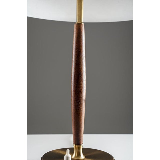 Wood Mid-Century Swedish Table Lamp from Falkenbergs, 1960s For Sale - Image 7 of 11