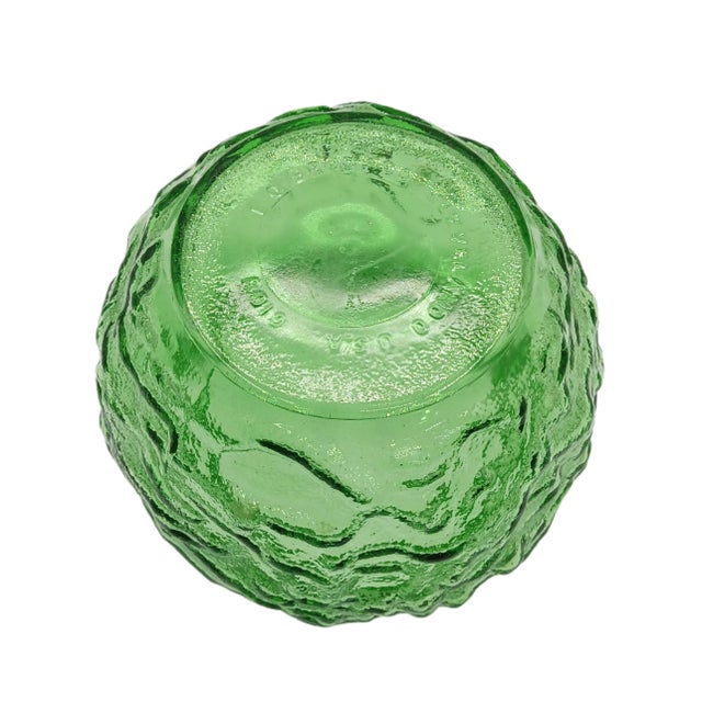 Mid-Century Modern Vintage e.o. Brody Crinkle Glass Flower Vase For Sale - Image 3 of 3