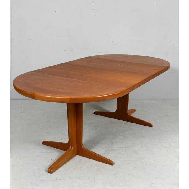 Wood Mid-Century Modern Extendable Dining Table in Teak from VV Møbler, 1960s For Sale - Image 7 of 18