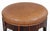 Modern Pair of Dessin Fournir Macassar Ebony & Leather Jansen Bar Counter Stools For Sale - Image 3 of 5