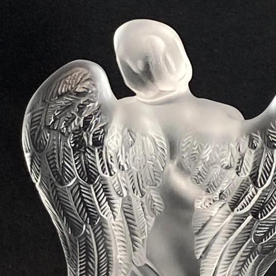 Lalique “Angel Gabriel” / "Ange Gabriel" Figurine With Original Box (5-Inch, #1219500, Vintage 1990s, France)) For Sale - Image 11 of 18