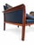 1960s Attributed to Hans Olson Rosewood and Black Leather Lounge Chairs - Pair For Sale - Image 6 of 11