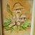 1970s 1970’s Retro Vintage Mushroom Yellow Wood Framed & Matted Print Picture 14 X 16 For Sale - Image 5 of 15