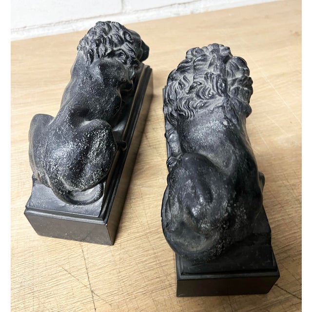 Grand Tour Pair of Canova Lions For Sale In New York - Image 6 of 8