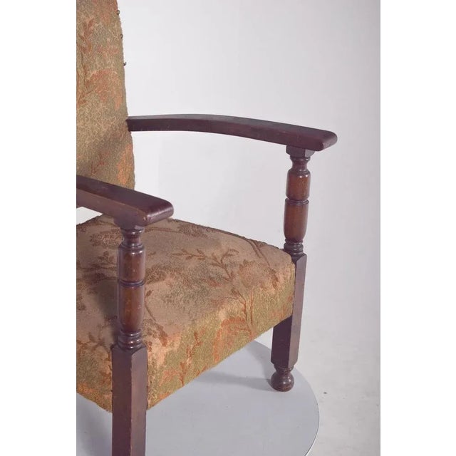 Portuguese Low Armchair, 1890s For Sale - Image 3 of 8