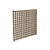 Vintage Restored Oriental Lattice Square Pattern Rustic Raw Wood Wall Panel For Sale - Image 4 of 12