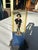 1980s Vintage Asian Woman Lucite Figurine Display For Sale - Image 5 of 8