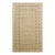 4x6 Jasmine Alluring Beige Solid Open Modern Handmade Wool Carpet Rug For Sale