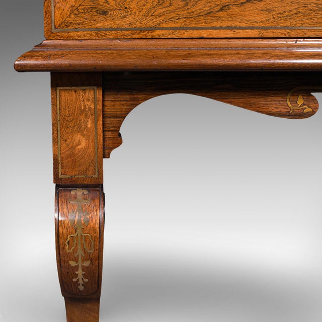 Tall Antique Display Cabinet, English, Glazed Bookcase on Stand, Regency, c.1820 For Sale - Image 10 of 12