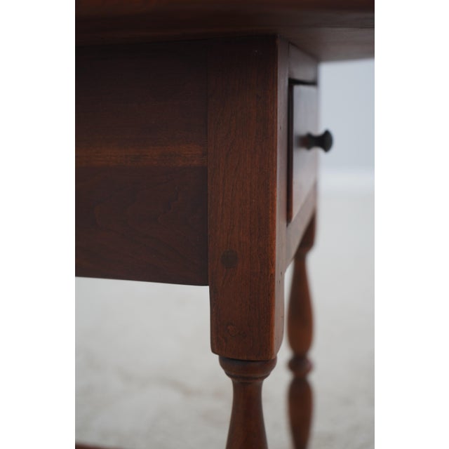 Bob Timberlake Cherry Oval Tavern Side Table For Sale - Image 13 of 16