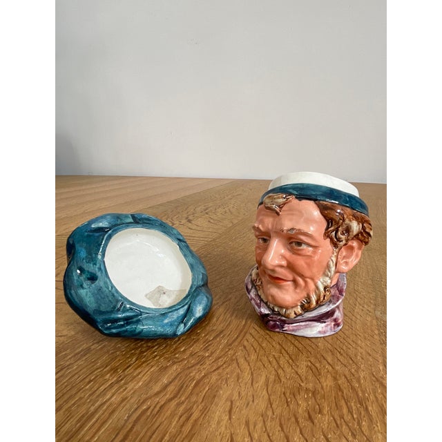 Early 20th Century Antique Majolica Scotsman Tobacco Jar For Sale - Image 9 of 13