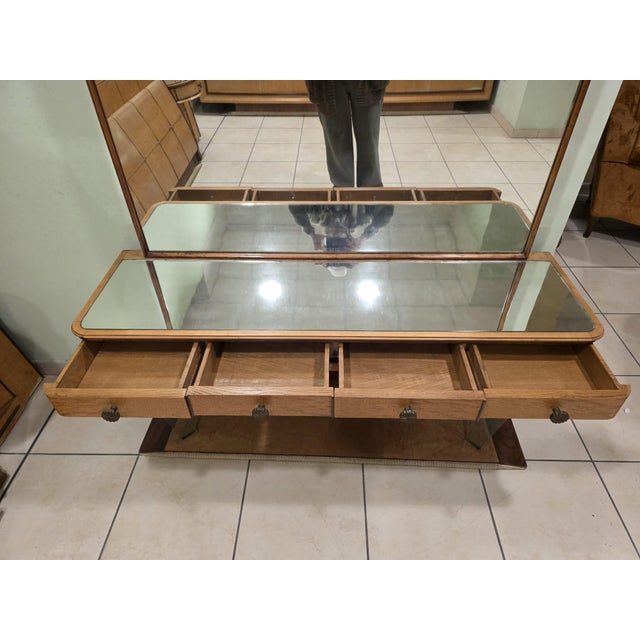 Art Deco sideboard Large bedroom or entryway sideboard, Italian-made, 1930s/1940s. Attributable in design and materials to...