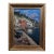 Andrea Patrisi Posillipo Naples Nautical Harbour Boat Oil Painting on Board 37" For Sale