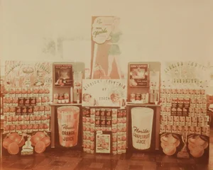 Vintage Mid Century Advertising Photograph Florida Orange Juice