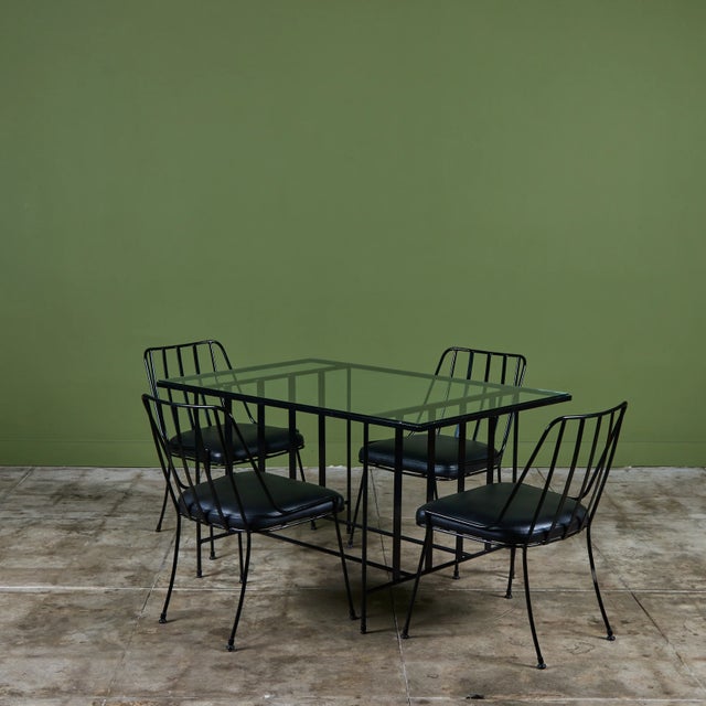 Mid 20th Century Paul Laszlo Patio Dining Set for Pacific Iron For Sale - Image 5 of 17