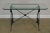 Art Deco Antique Forged Iron Bistro Table With Glass Top For Sale - Image 3 of 13