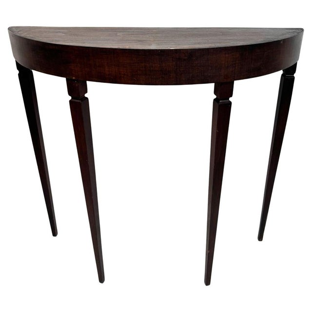 Italian Wooden Console Table in the style of Paolo Buffa Style, 1930s For Sale - Image 11 of 11