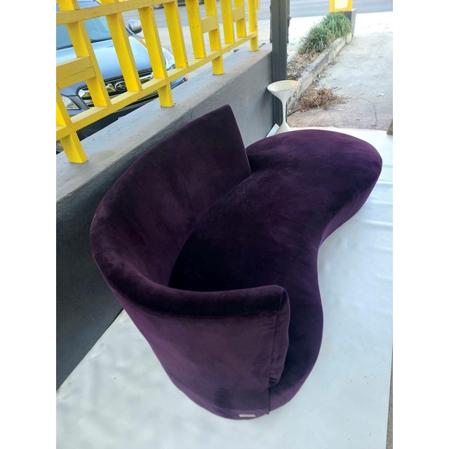 Textile Vladimir Kagan Mohair Cloud Sofa For Sale - Image 7 of 13