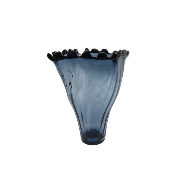 Kenneth Ludwig Chicago Deepwater Vase Large For Sale - Image 4 of 8