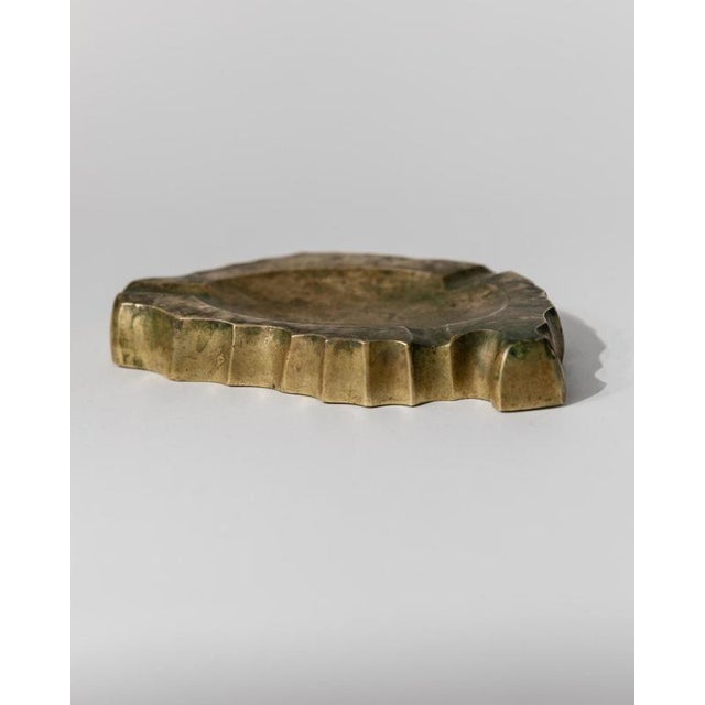 Vintage Brutalist Sculptural Bronze Ashtray, 1960s For Sale - Image 5 of 11