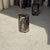 Small Side Table in Black Petrified Wood with Beige Striations For Sale - Image 11 of 18