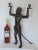 Mid 20th Century Vintage Heavy Bronze Monkey Candelabra For Sale - Image 5 of 11