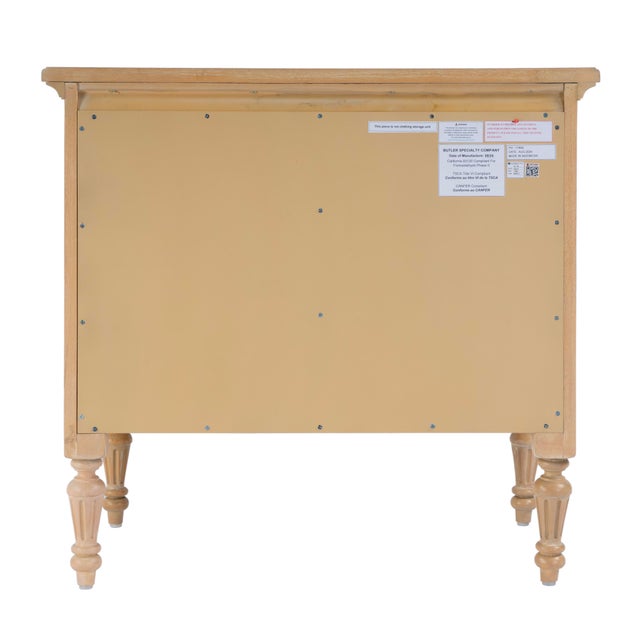 Wood Easterbrook 31.5 in. W Rectangular Wood 4 Drawer Accent Chest, Natural For Sale - Image 7 of 9