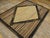 American 1930s Ivory Rhombus Antique American Hooked Rug 4'5" X 5'8" Handknotted Wool Carpet For Sale - Image 3 of 6
