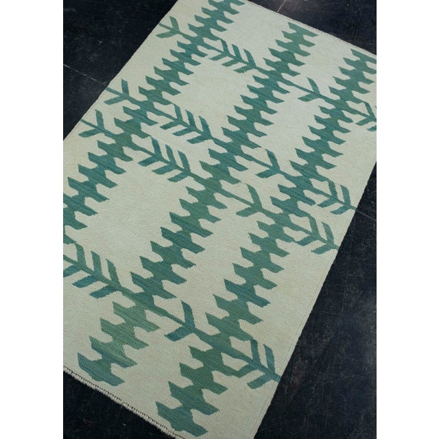 Turkish Turkish Kilim Oriental Handmade Flatweave 2'11" x 4'5" #18159 For Sale - Image 3 of 8