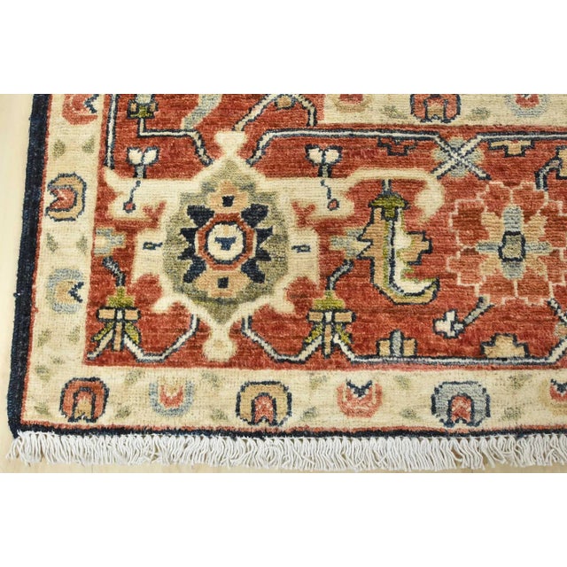 Ziegler Rug 9’1” X 12’3” Blue Wool Traditional Hand-Knotted Oriental Carpet For Sale - Image 10 of 12