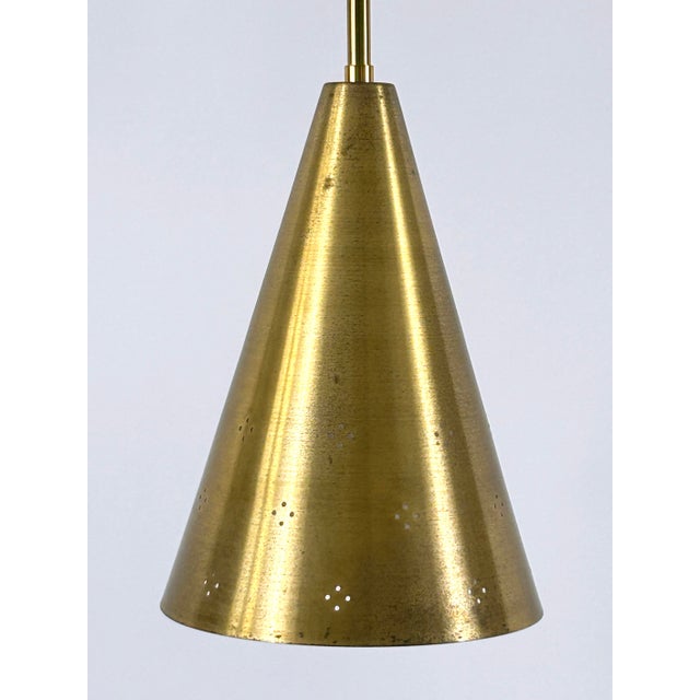 Mid-Century Modern Perforated Brass Pendant, Sweden, 1950s For Sale - Image 18 of 18