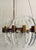 Currey & Company Modern Small Brass and Glass Coquette Chandelier For Sale In Atlanta - Image 6 of 6