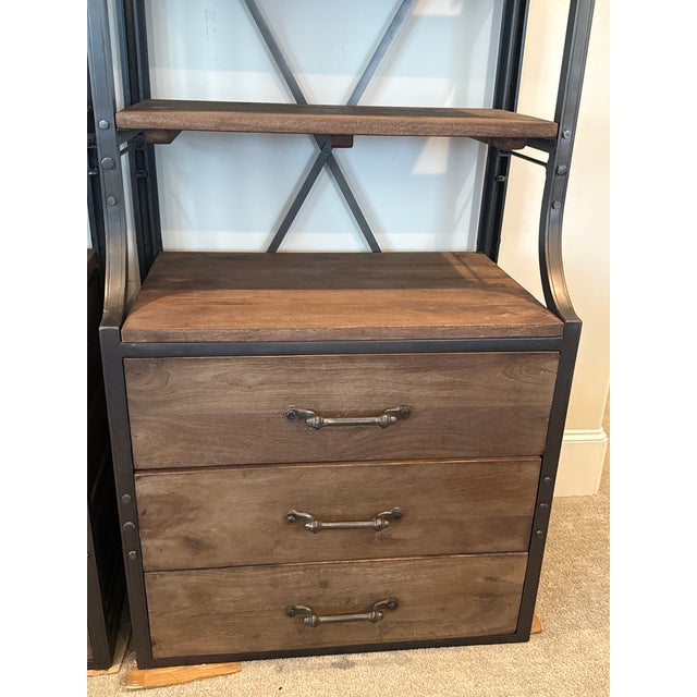 Restoration Hardware French Library Bookcase With Drawers For Sale In Dallas - Image 6 of 6