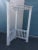 Vintage American garden corner gazebo in Shabby Chic white paint. Perfect for a wedding setting to hold large floral...