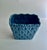 Mid Century Modern Cornflower Blue Ceramic Planter For Sale - Image 4 of 17