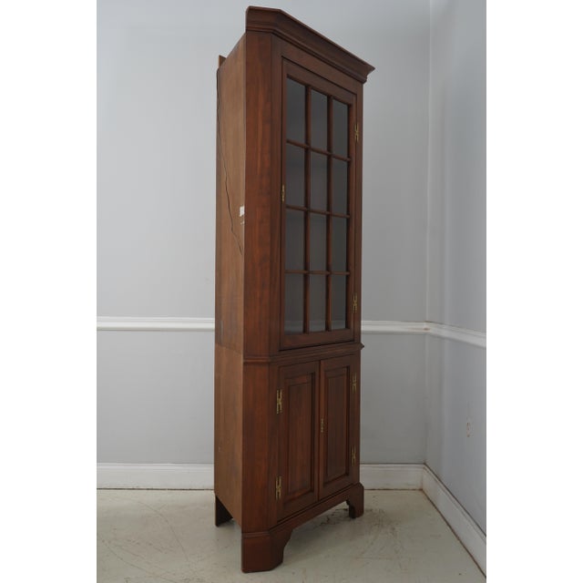 Age: C.1974 Details: Cherry High Quality Construction Chippendale Style Traditional Style Solid Brass Hardware Well Cared...
