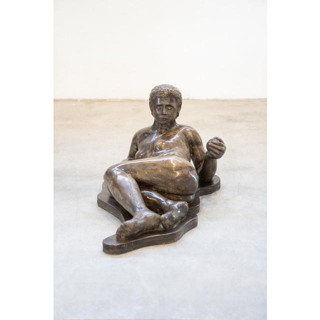 Figurative Sculpture in Plaster, 1970s For Sale - Image 3 of 18