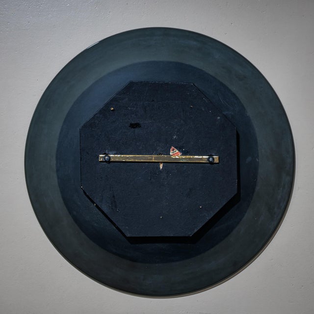 Gray Wall Mirror by Max Ingrand for Fontana Arte, Italy, 1960s For Sale - Image 8 of 9