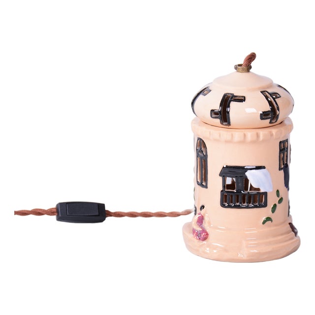Mid-Century Table Lamp in Ceramic, France, 1980s For Sale