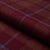 SAMPLE - Schumacher Montana Wool Plaid Fabric In Burgundy For Sale