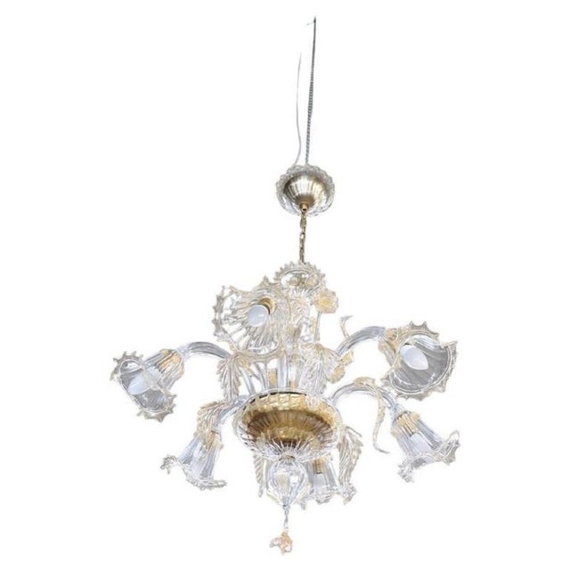 Late 20th Century Transparent Murano Glass Chandelier by La Murrina For Sale - Image 15 of 15