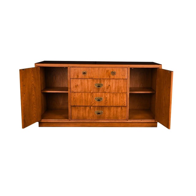 1960s Mid-Century Boho Drexel “Accolade” Campaign Dresser For Sale - Image 4 of 11