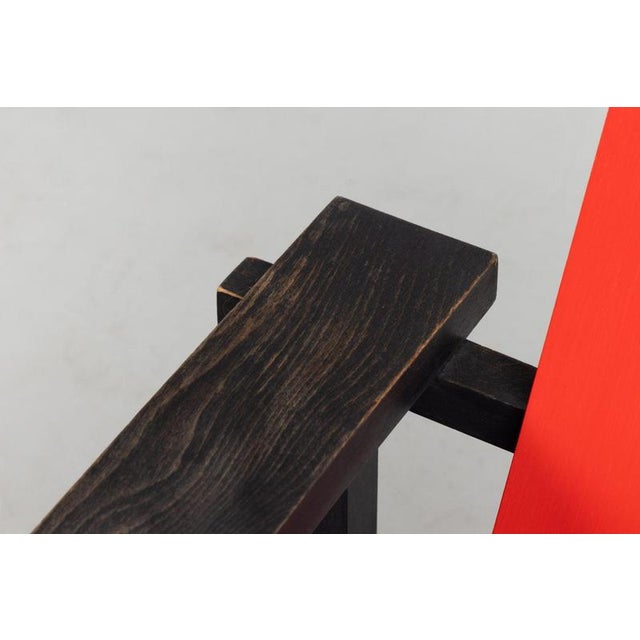 Red and Blue Chair attributed to Gerrit Thomas Rietveld for Gerard VS Groenekan 1975 For Sale - Image 14 of 18