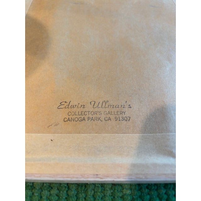 Canary Yellow Vintage Mid Century Modern Penny Ross Rabbit Illustration – Easter Bunny Nursery Art, Framed For Sale - Image 8 of 9