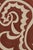 Abstract Contemporary Mid-Century Brick Red & Cream Abaca Rug by Rug & Kilim, India For Sale - Image 3 of 10