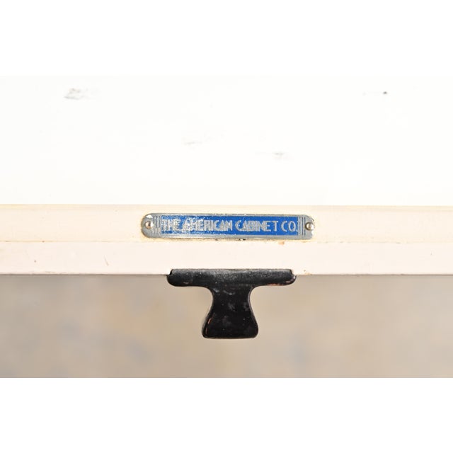 Art Deco 10-Drawer Dental Cabinet by American Cabinet Co., Circa 1930s For Sale - Image 16 of 18